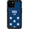 USA Flag Stars iPhone 15 Plus Waterproof Case